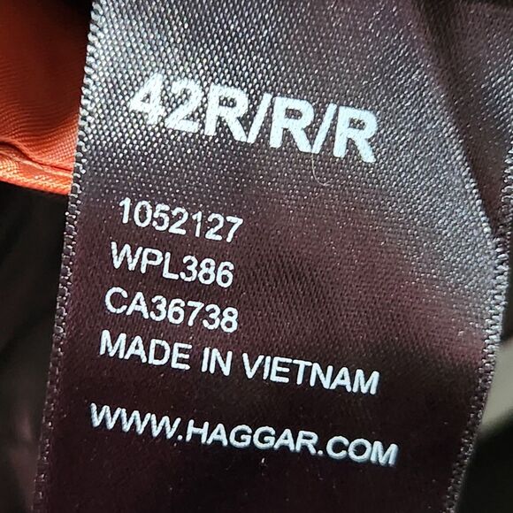 Jm Haggar Blazer For Men Size 42R Slim Fit Gray Color 2 Buttons Lined New - Picture 12 of 13